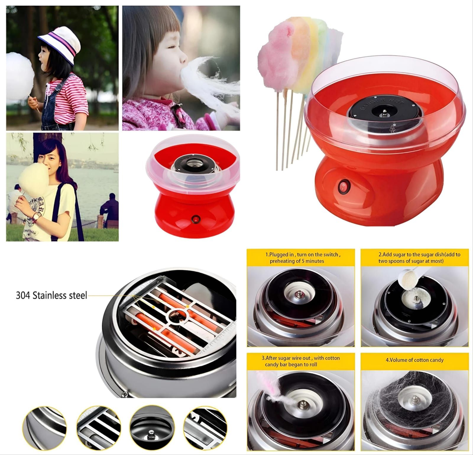 Mini Candy Floss Maker_0