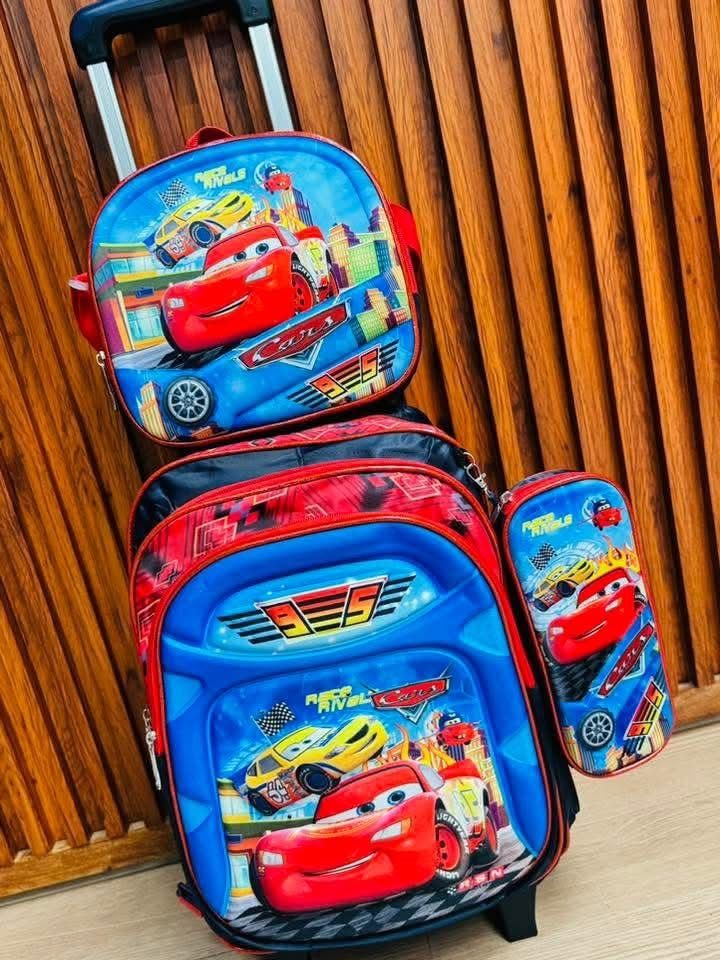 Combo mochila de primaria con carrito #1 _11