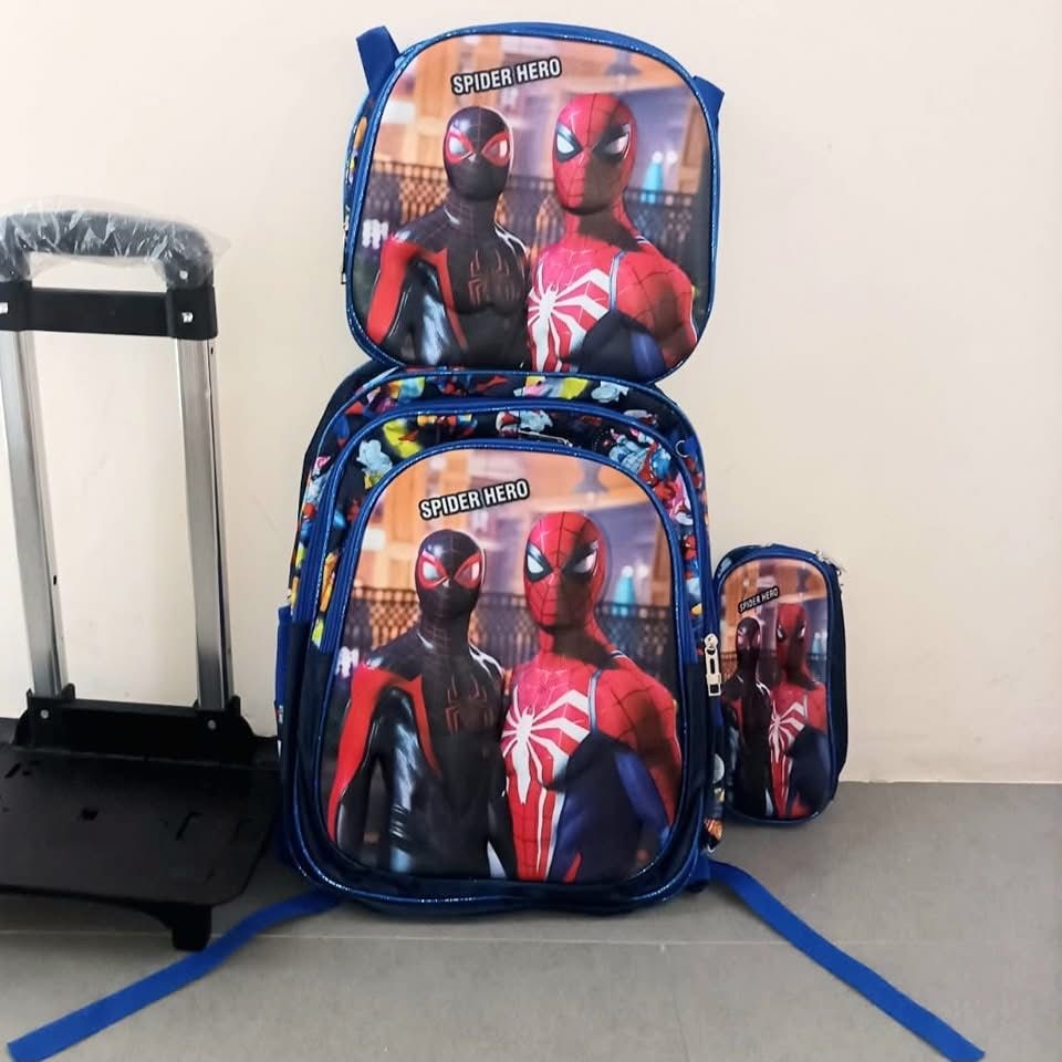 Combo mochila de primaria con carrito #1 _7