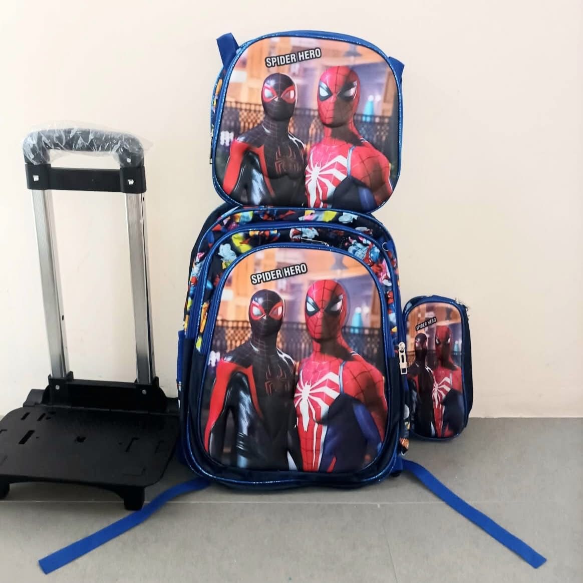 Combo mochila de primaria con carrito #1 _2