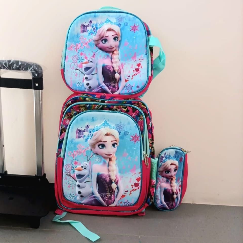 Combo mochila de primaria con carrito #1 _6