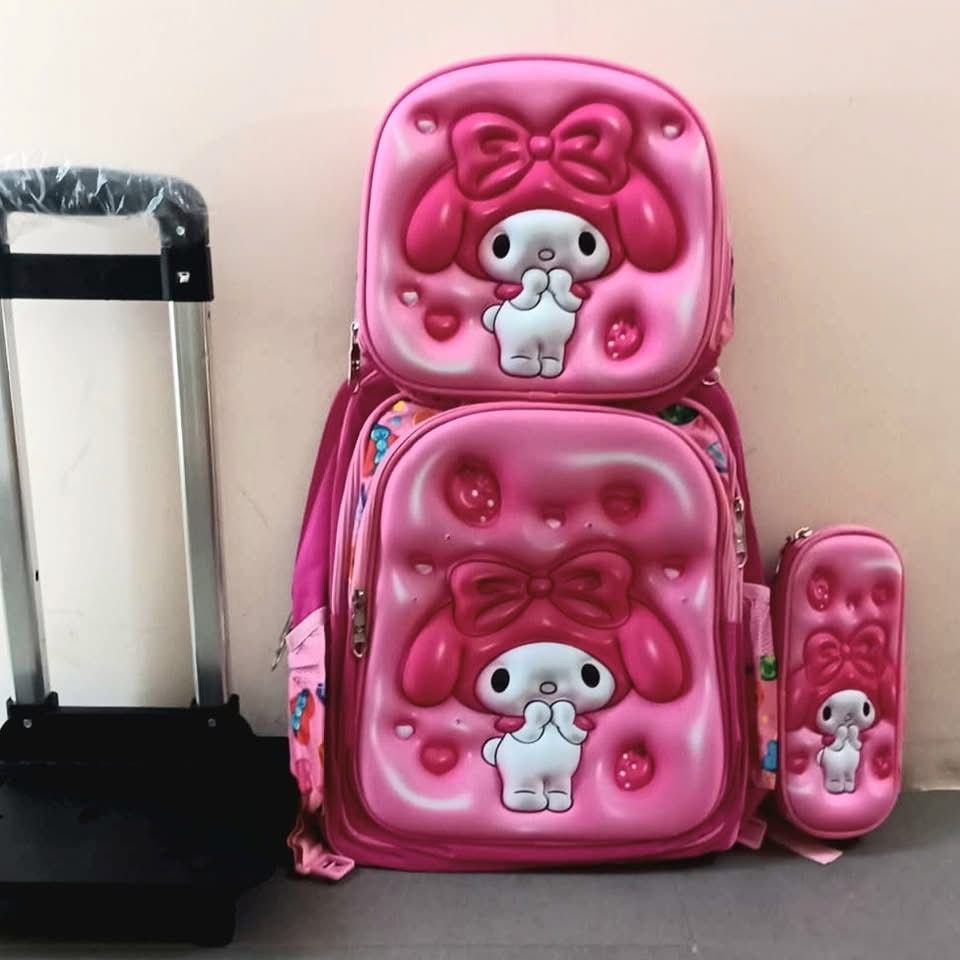 Combo mochila de primaria con carrito #1 _8