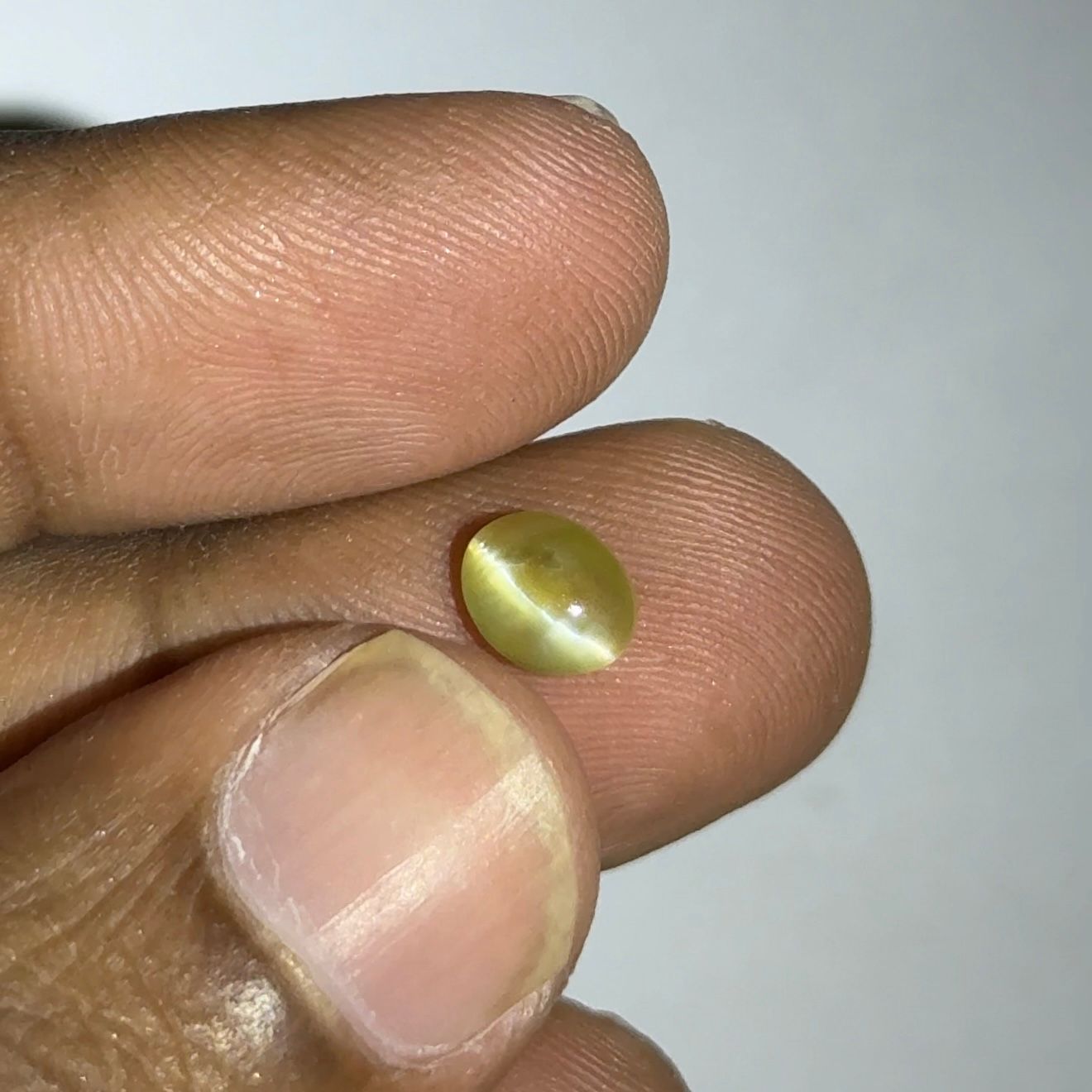 AGCL certified 1.1ct Natural Chrysoberyl cats eye_1