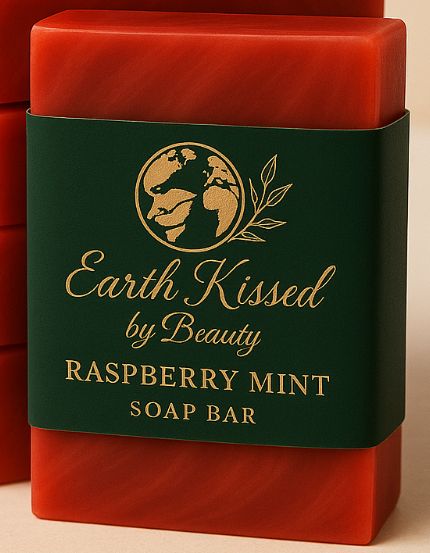 Earth Kissed by Beauty Raspberry Rush Soap Bar BA _0
