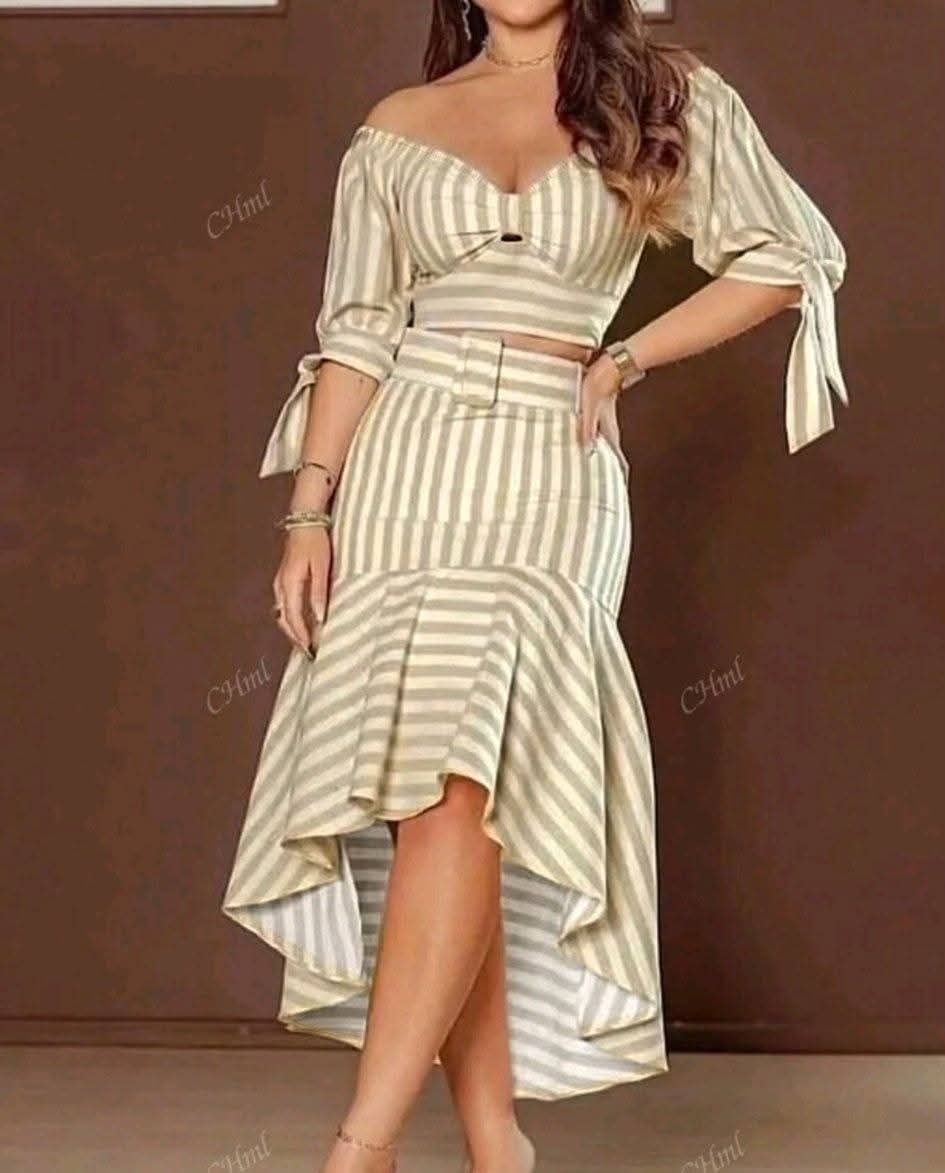 Ladies Top And Skirt Sets_3