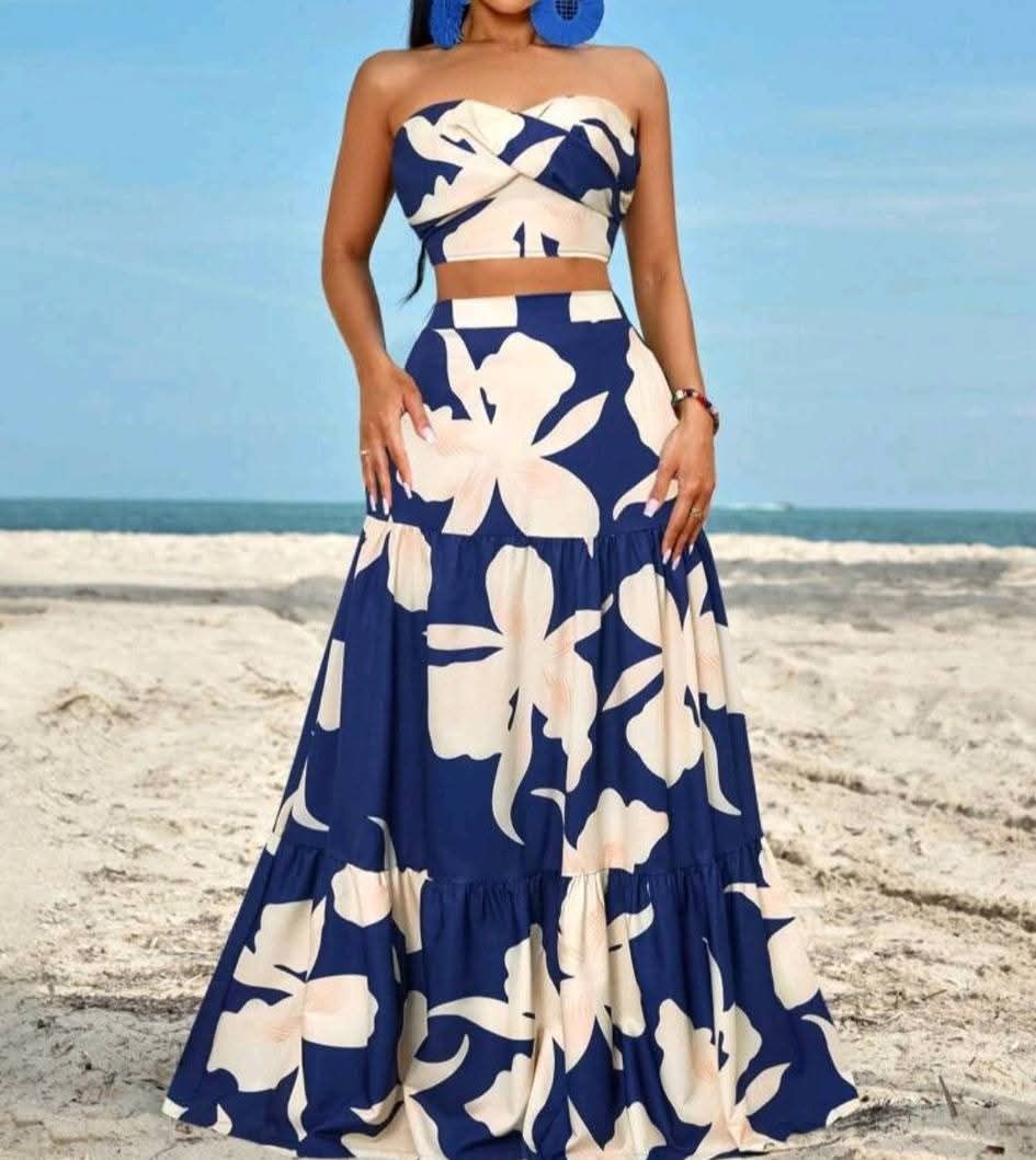 Ladies Top And Skirt Sets_5