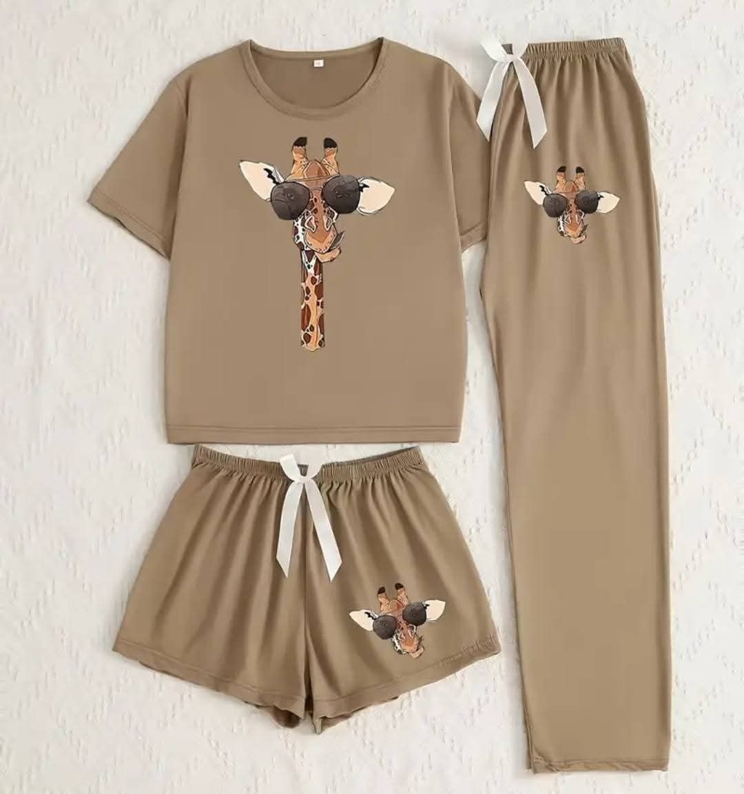 Ladies 3 Piece Pajama Sets_11
