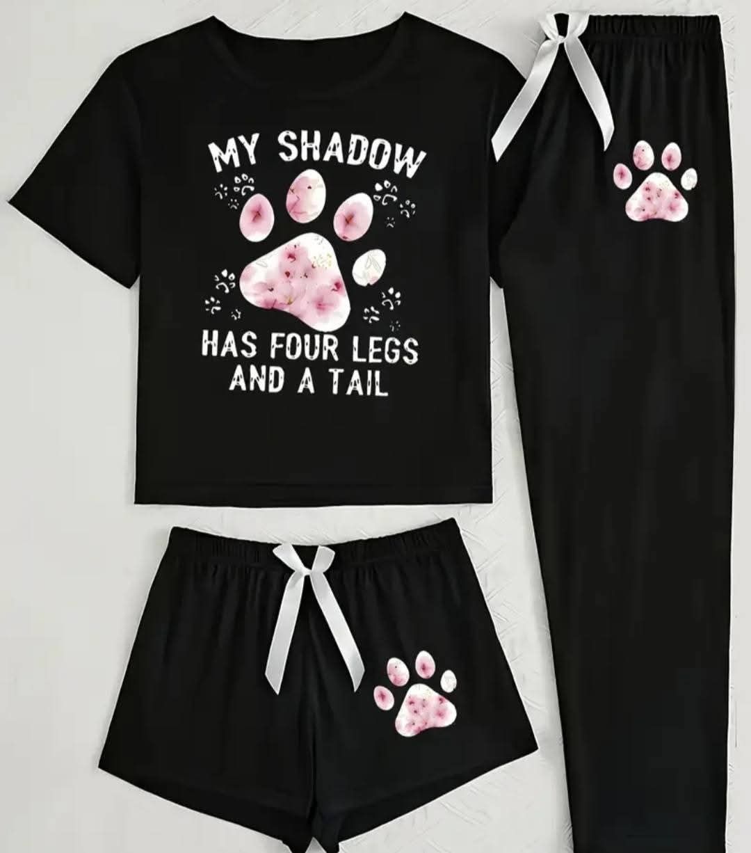 Ladies 3 Piece Pajama Sets_12