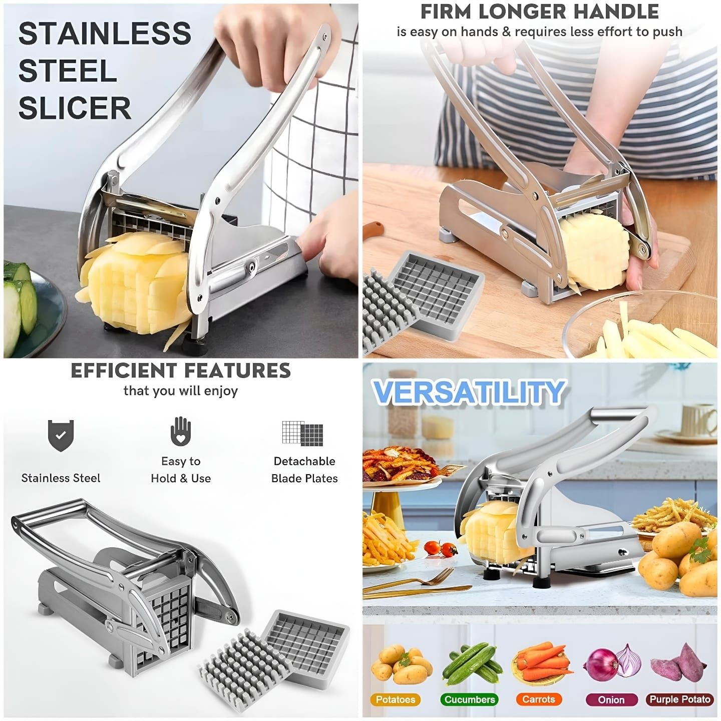 Stainless Steel Potato Cutter_0