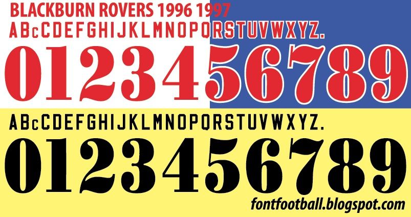 Font Vector Blackburn Rovers 1996 1997 kit_0