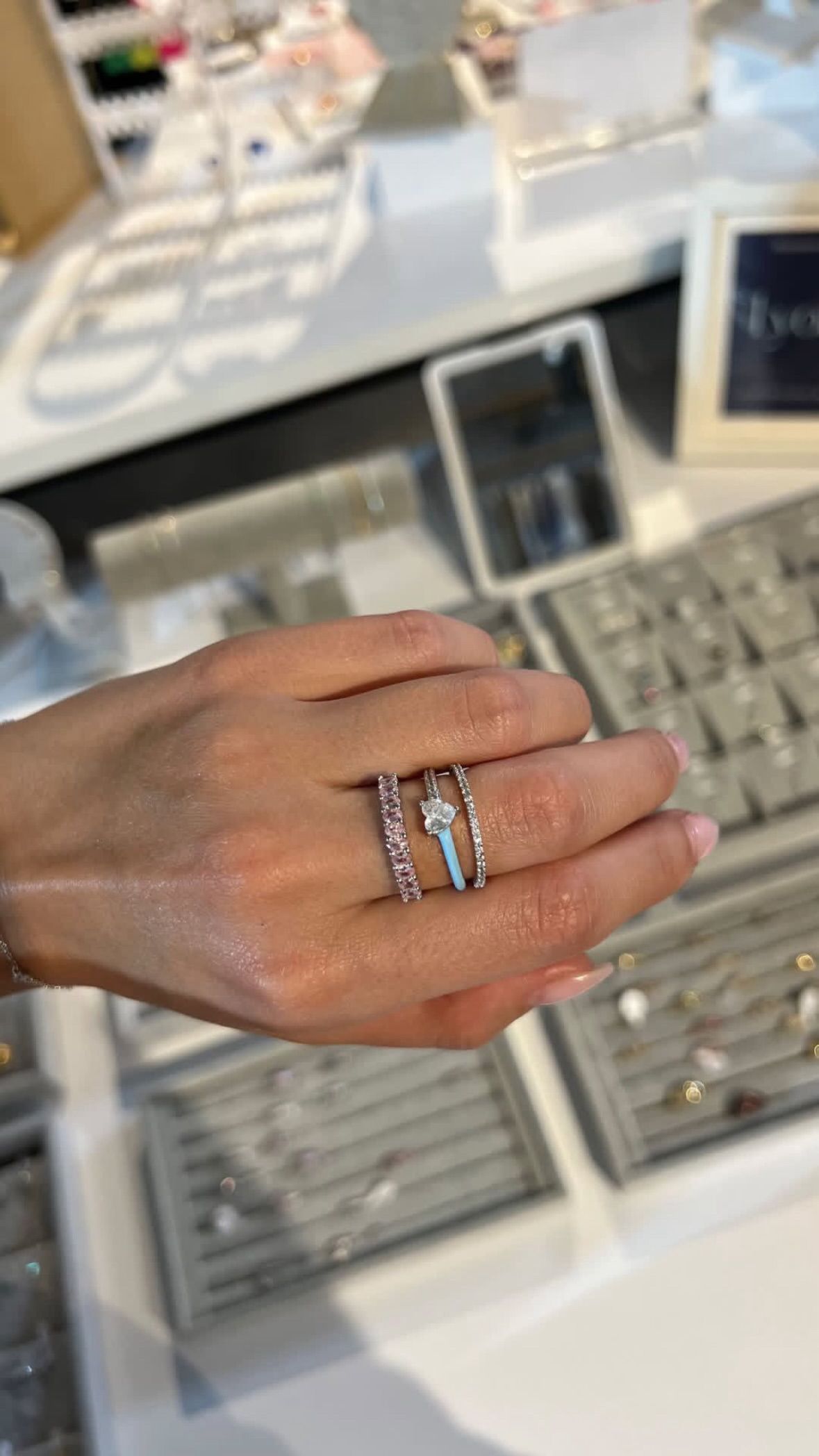 Blue & shiny heart _1