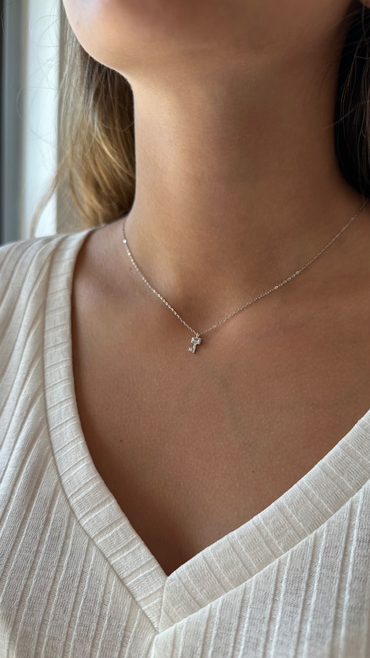 Silver key pendant_1