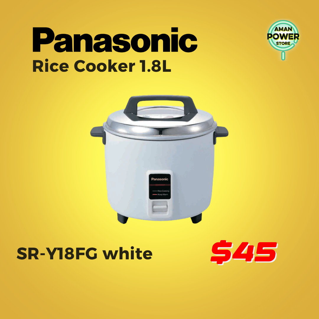 PANASONIC RICE COOKER 1.8L SR-Y18FG WHITE_0
