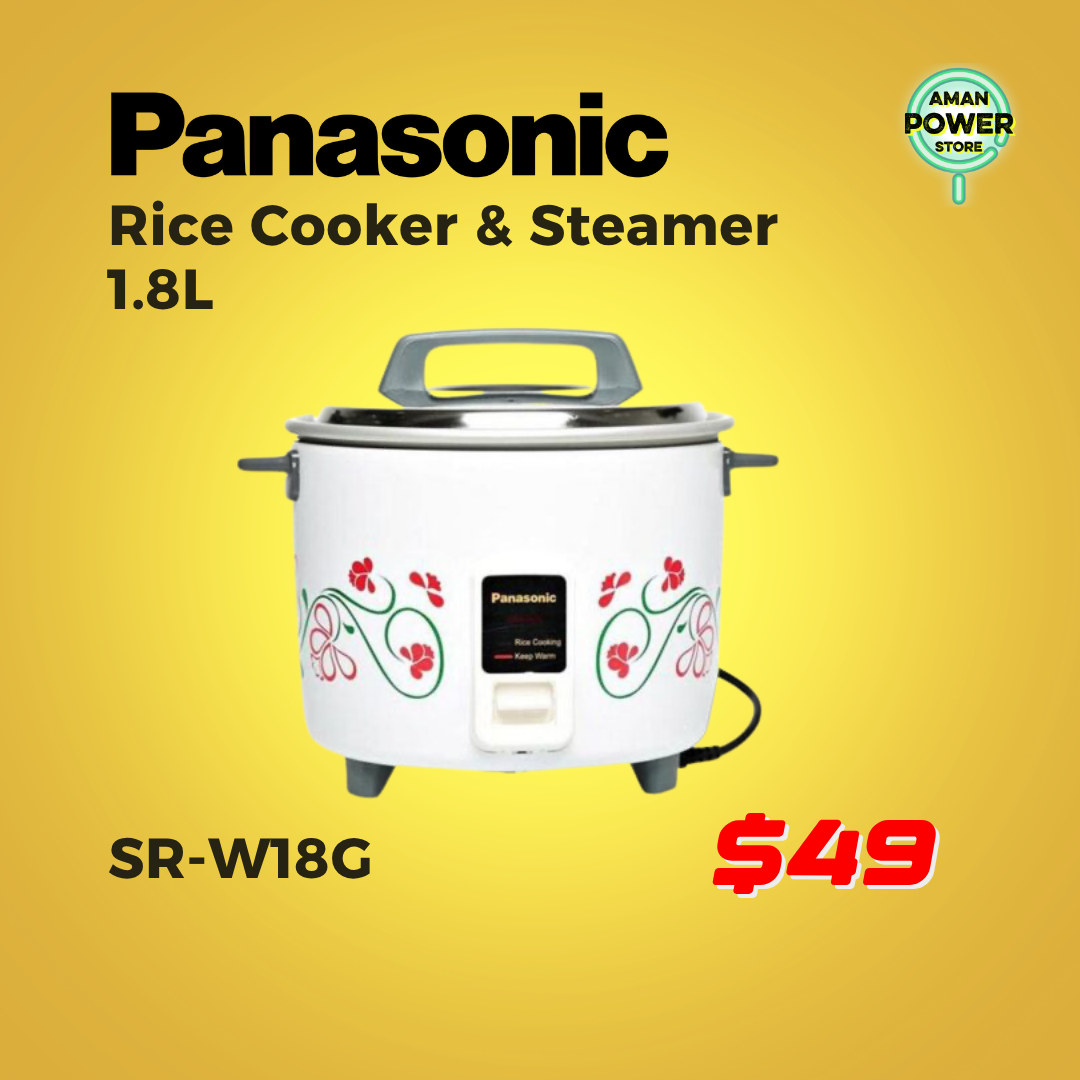 PANASONIC RICE COOKER & STEAMER 1.8L SR-W18G_0