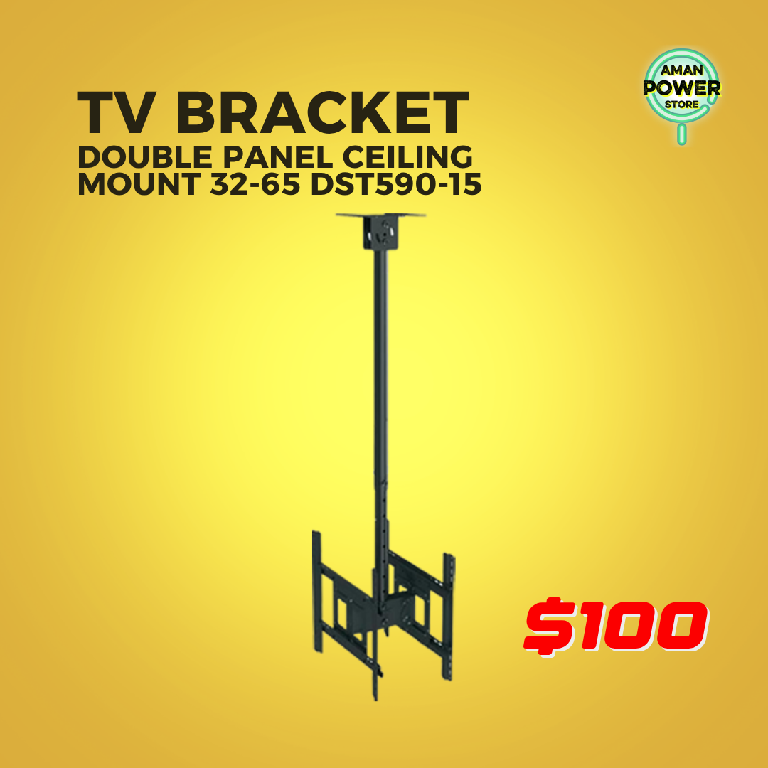 TV BRACKET DOUBLE PANEL CEILING MOUNT 32-65 DST590-15_0