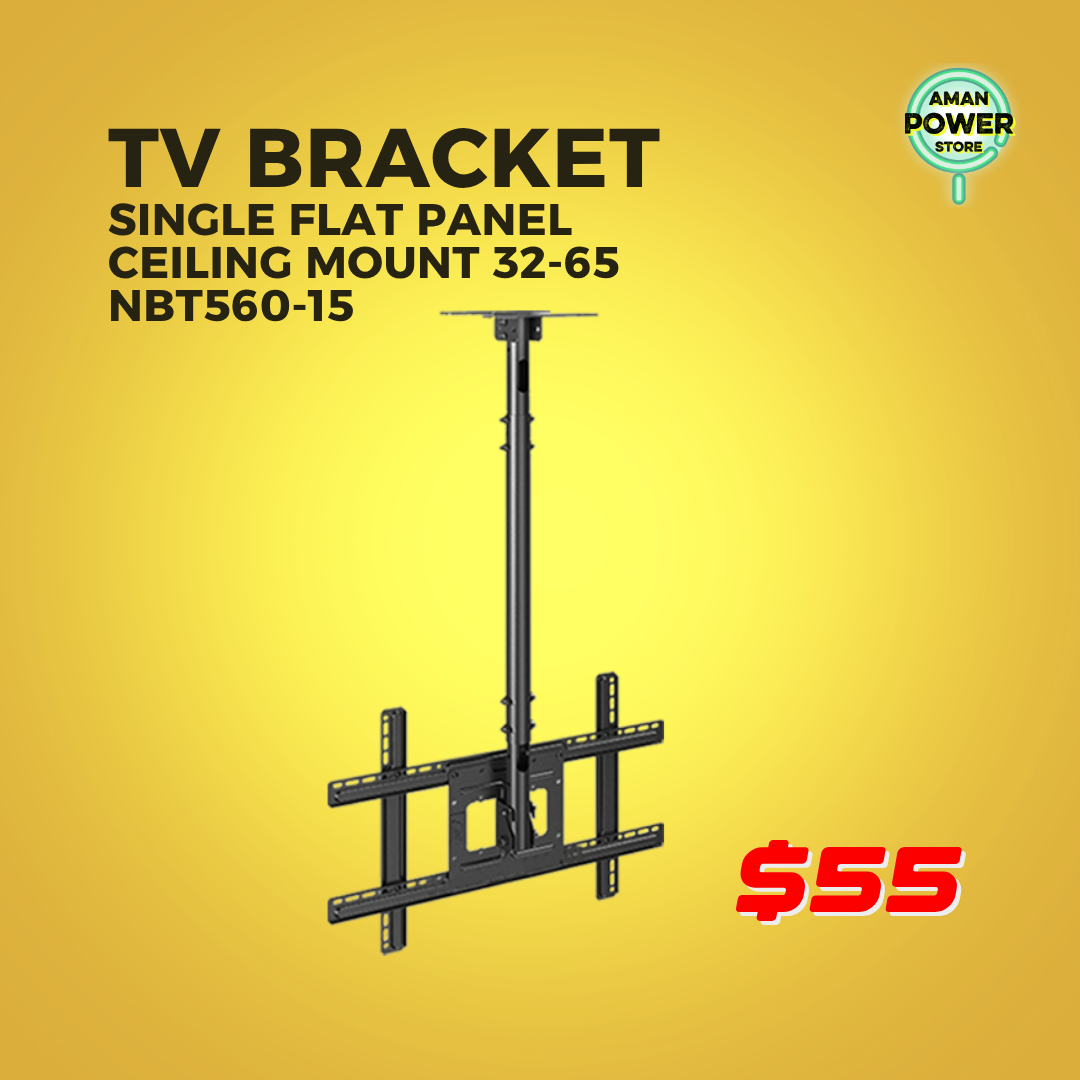 TV BRACKET SINGLE FLAT PANEL CEILING MOUNT 32-65 NBT560-15_0