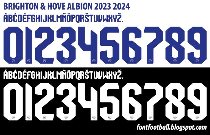 Font Vector Brighton & Hove Albion 2023 2024 kit_0