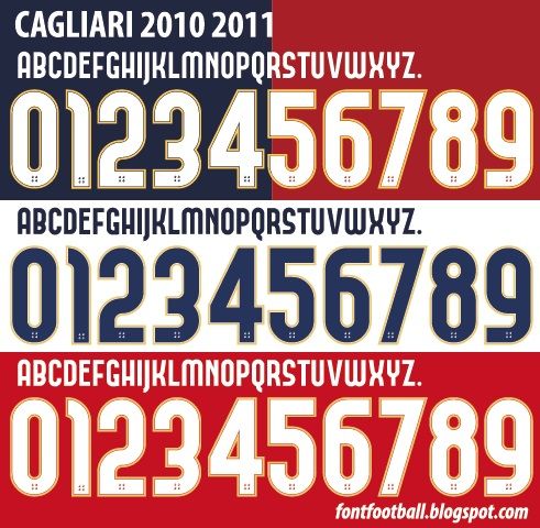 Font Vector Cagliari 2010 2011 kit_0