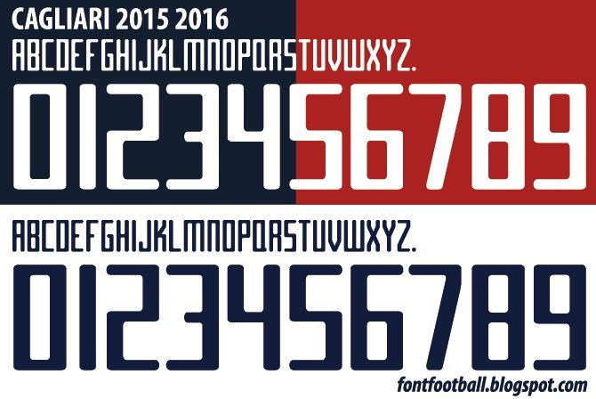Font Vector Cagliari 2015 2016 kit_0
