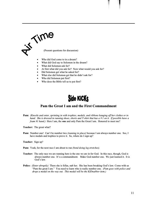 10 Commandments Curriculum (Preschool – 12 Weeks)_3