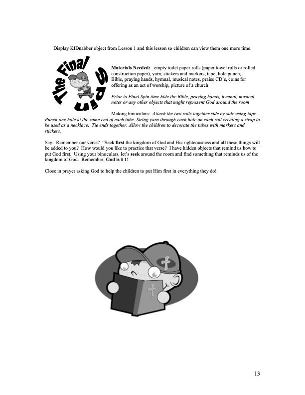 10 Commandments Curriculum (Preschool – 12 Weeks)_5