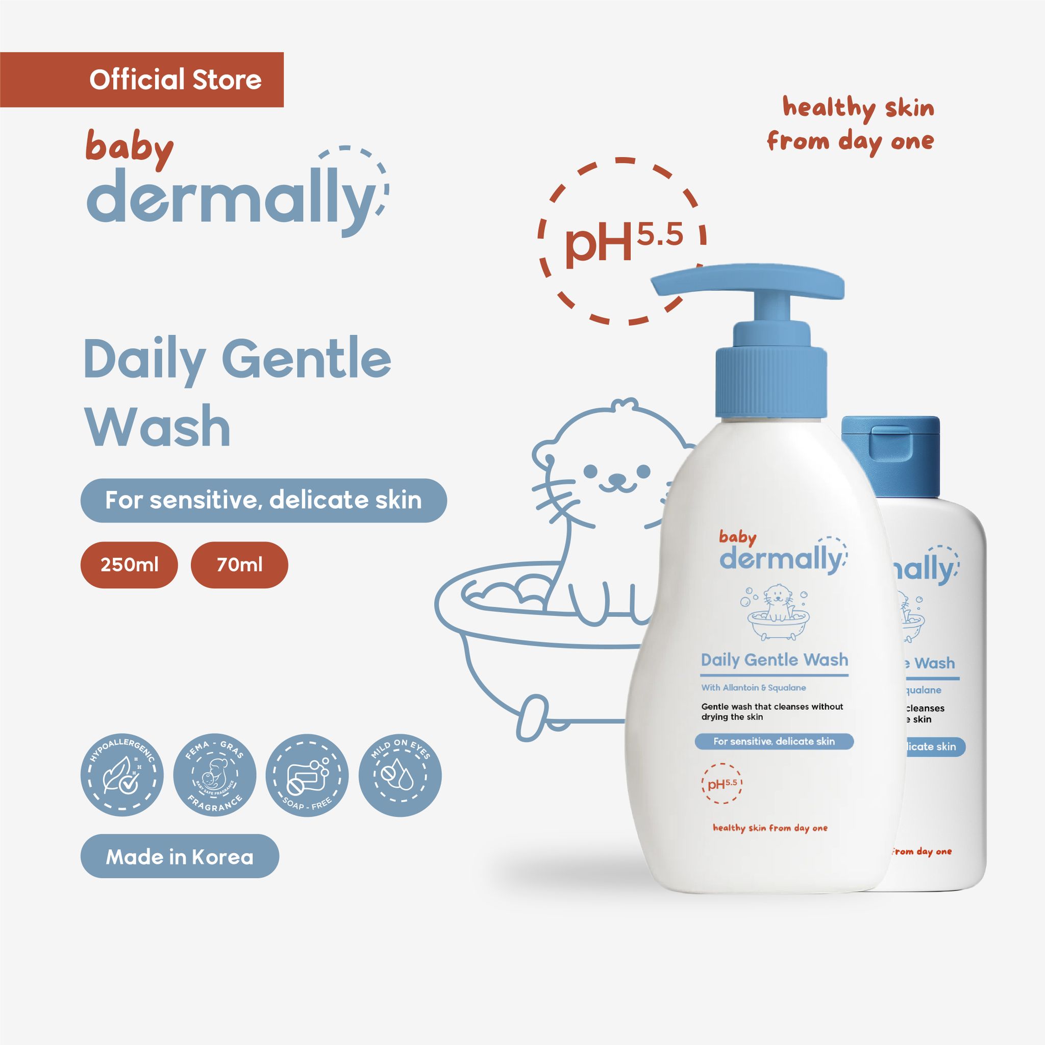 Baby Dermally Gentle Wash_0