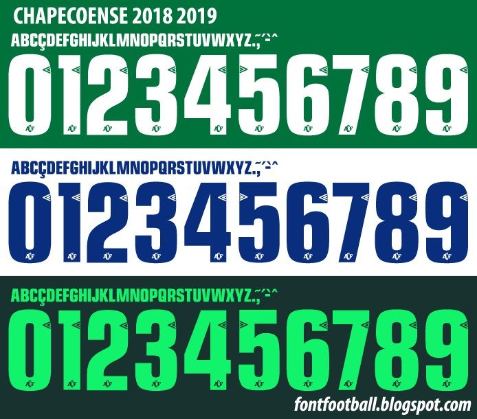 Font Vector Chapecoense 2018 2019 kit_0