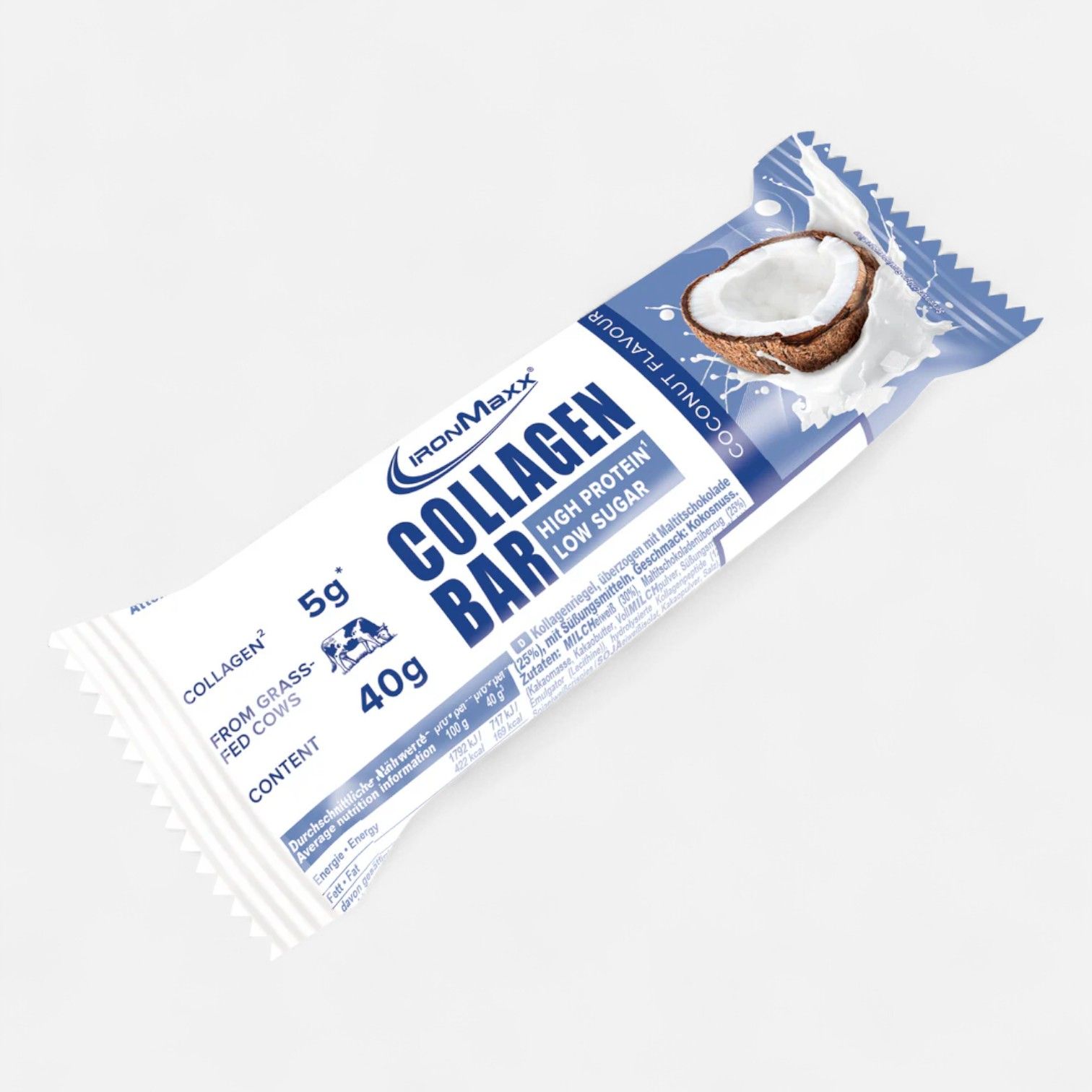 Ironmaxx Collagen Bar Coconut 40g_0