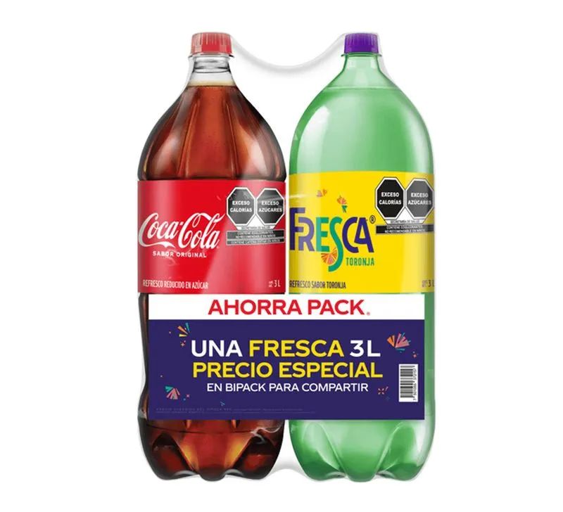 Soda Coca Y Fresca Coca Cola 3.0 LT_0