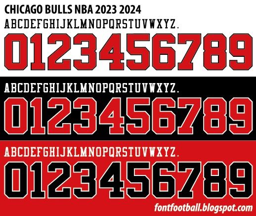 Font Vector Chicago Bulls NBA 2023 2024 kit_0