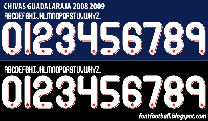 Font Vector Chivas Guadalajara 2008 2009 kit_0