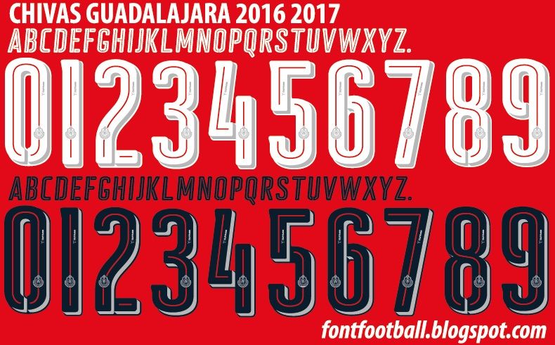 Font Vector Chivas Guadalajara 2016 2017 kit_0