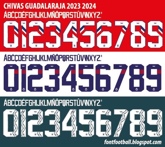 Font Vector Chivas Guadalajara 2023 2024 kit_0