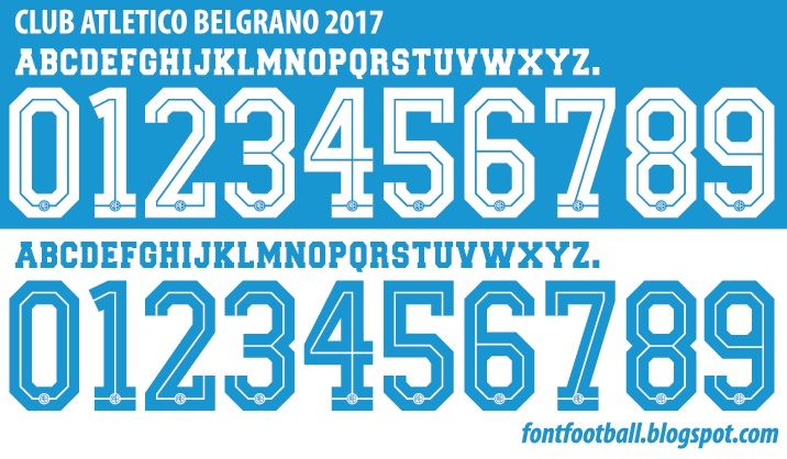 Font Vector Club Atletico Belgrano 2017 kit_0