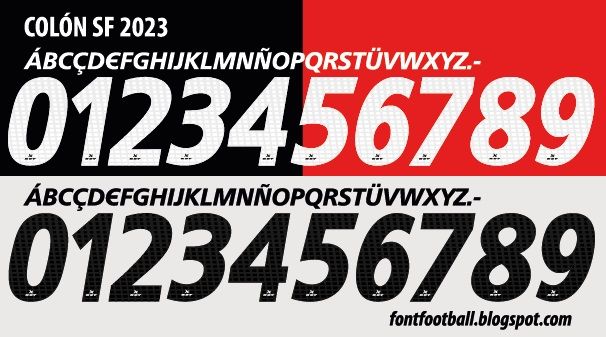 Font Vector Club Atlético Colón 2023 kit_0