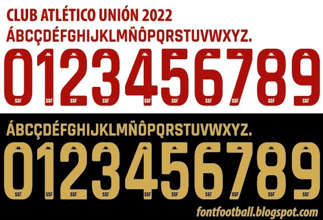 Font Vector Club Atlético Unión 2022 kit_0