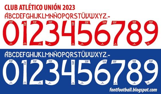 Font Vector Club Atlético Unión 2023 kit_0