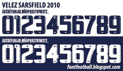 Font Vector Club Atlético Vélez Sársfield 2010 kit_0
