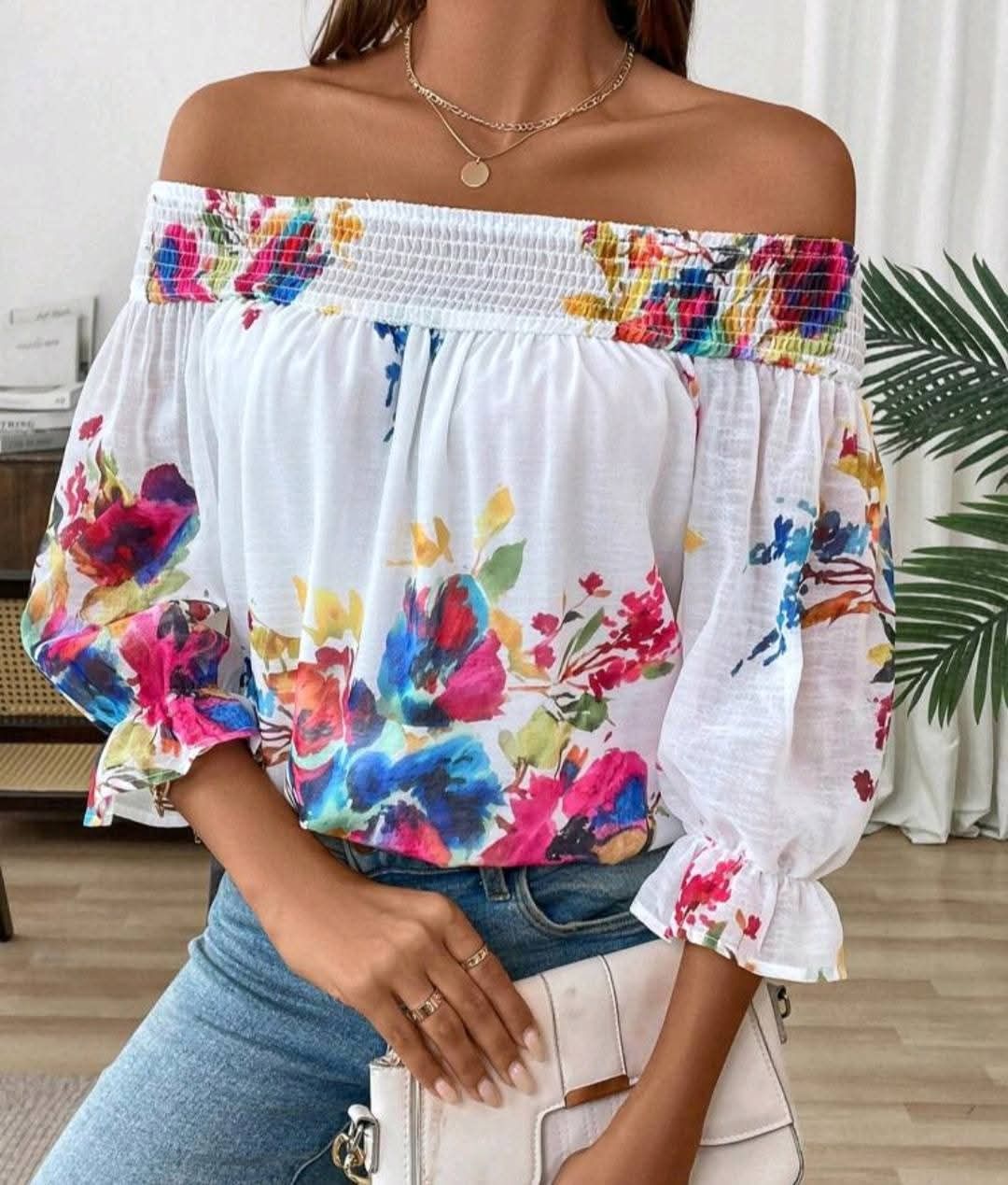 Ladies Off Shoulder Tops_5