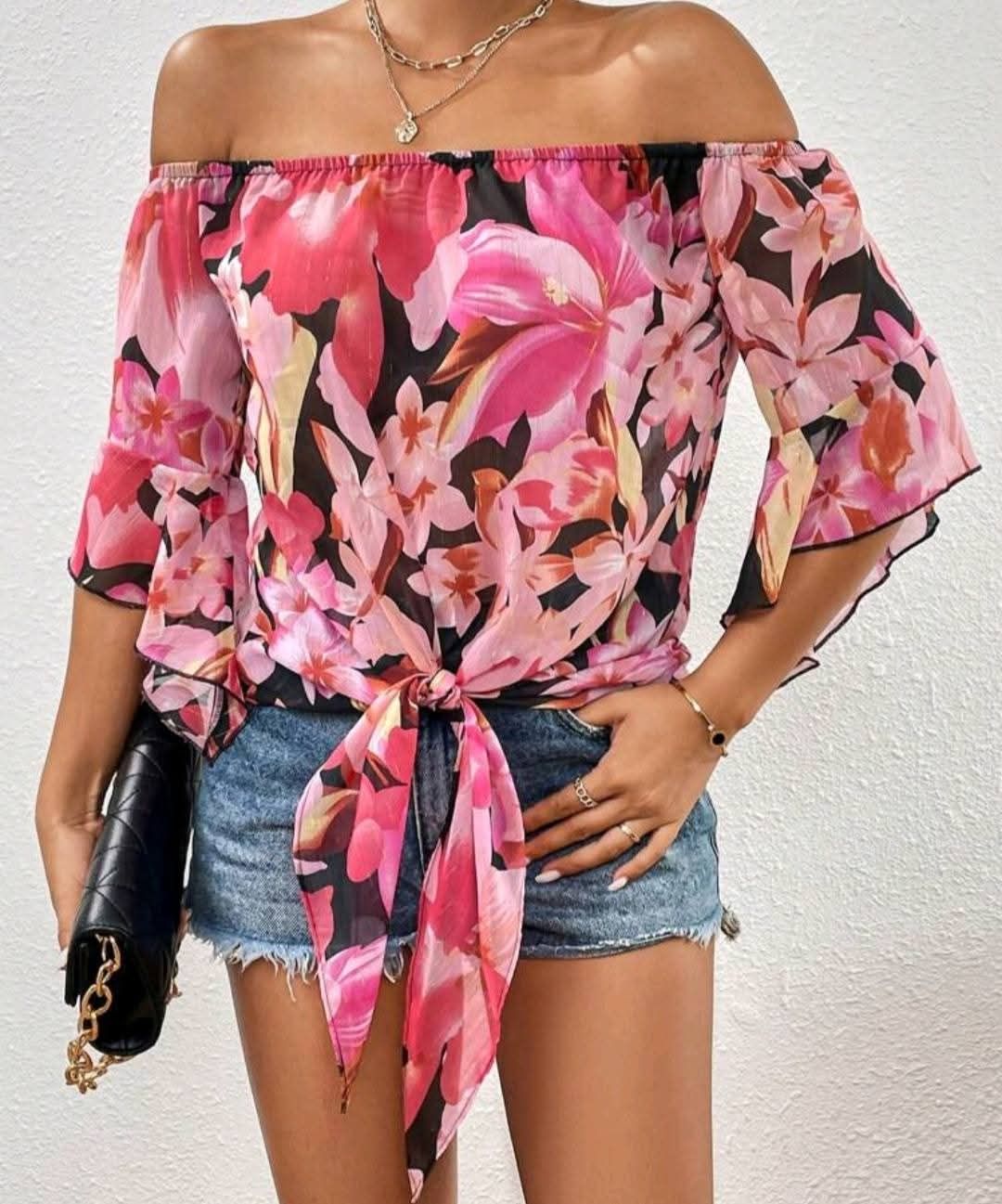 Ladies Off Shoulder Tops_3