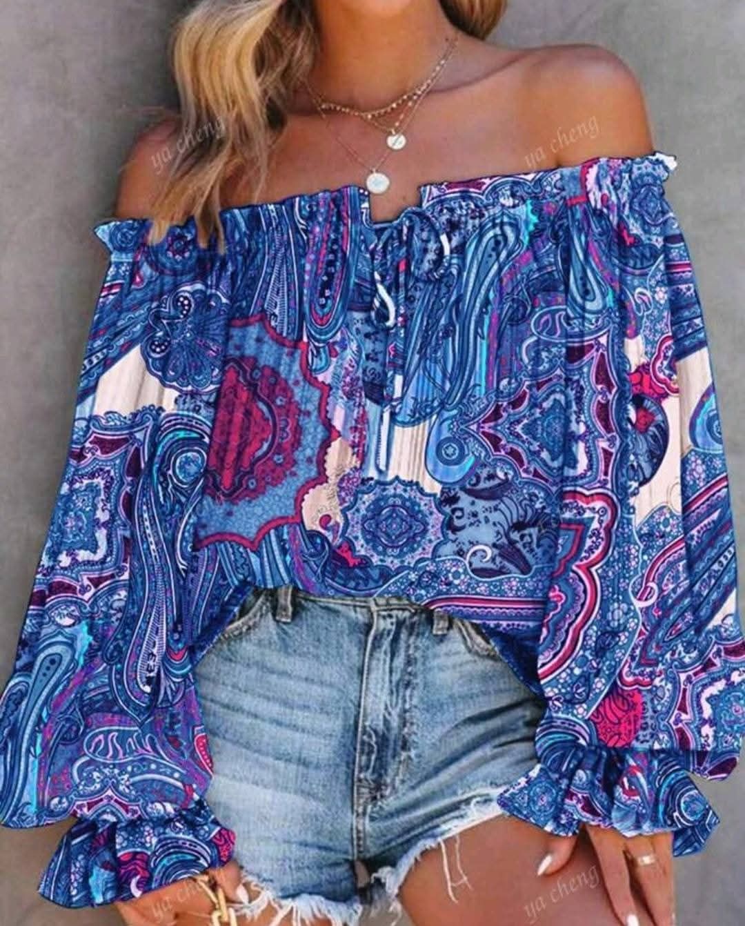 Ladies Off Shoulder Tops_6