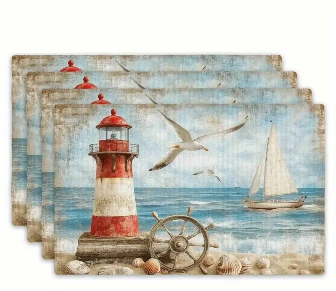 4 Piece Table Placemats Set_0