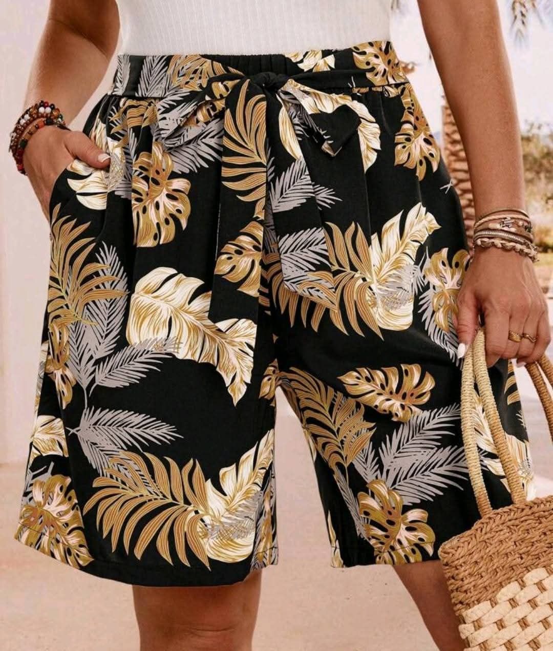 Ladies Plus Size Shorts_3