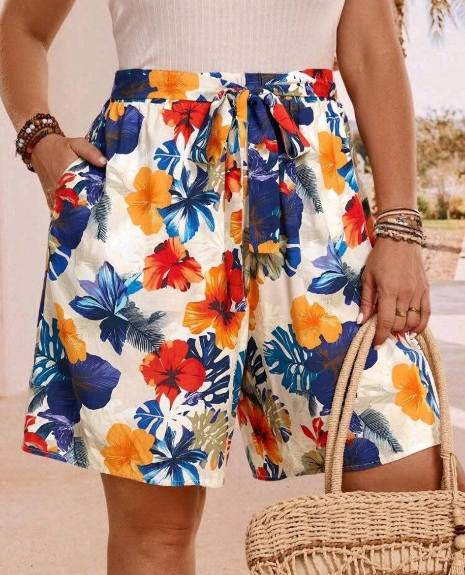 Ladies Plus Size Shorts_12