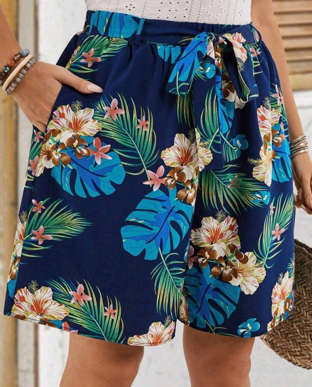 Ladies Plus Size Shorts_11