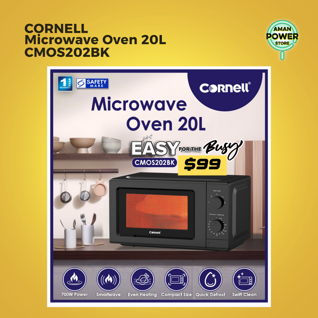 CORNELL MICROWAVE OVEN 20L CMOS202BK_0