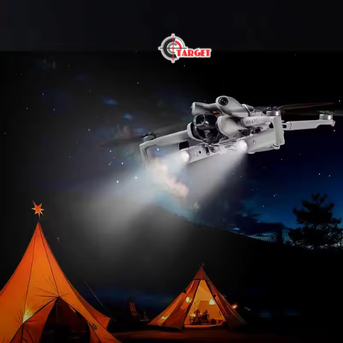 Rechargeable Searchlight for DJI Mini 4 Pro Drone Searchlight LED Night Flight Signal Light Flashlight Dual Light_1