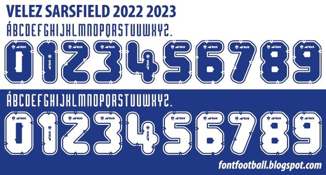 Font Vector Club Atlético Vélez Sársfield 2022 2023 kit_0