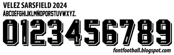 Font Vector Club Atlético Vélez Sársfield 2024 kit_0