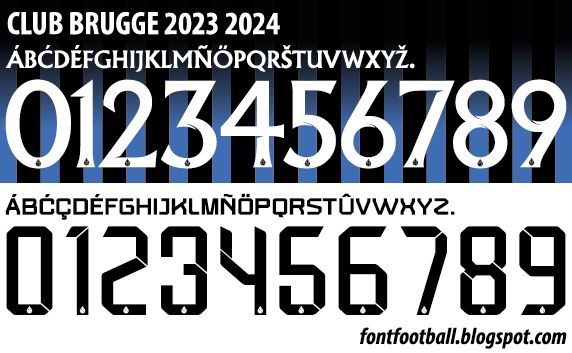 Font Vector Club Brugge 2023 2024 kit_0